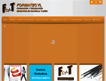 Tablet Screenshot of formatecyl.com